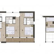 Chalet Haut Forts Pure Morzine Floor Plan 1st Floor Mezzanine