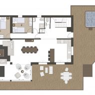 Chalet Bechna Pure Morzine Floor Plan Ground Floor