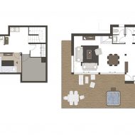 Chalet Les Forlcettes Pure Morzine Floor Plan Ground Floor