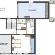 Chalet JJ Pure Morzine Floor Plan Second Floor